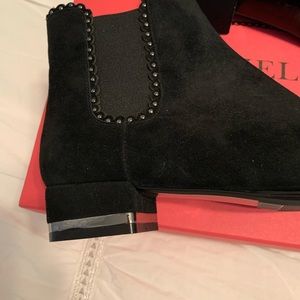 Vaneli Shoes | Vaneli Aska Suede Booties | Color: Black | Size: 6.5 | Msbgp's Closet